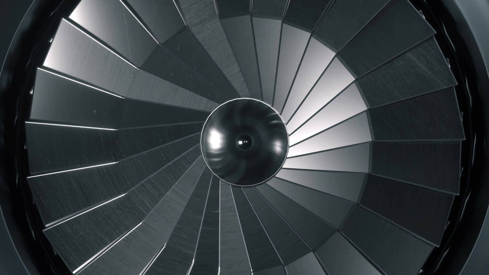Front View Of A Turbine Front View Of A Turbine