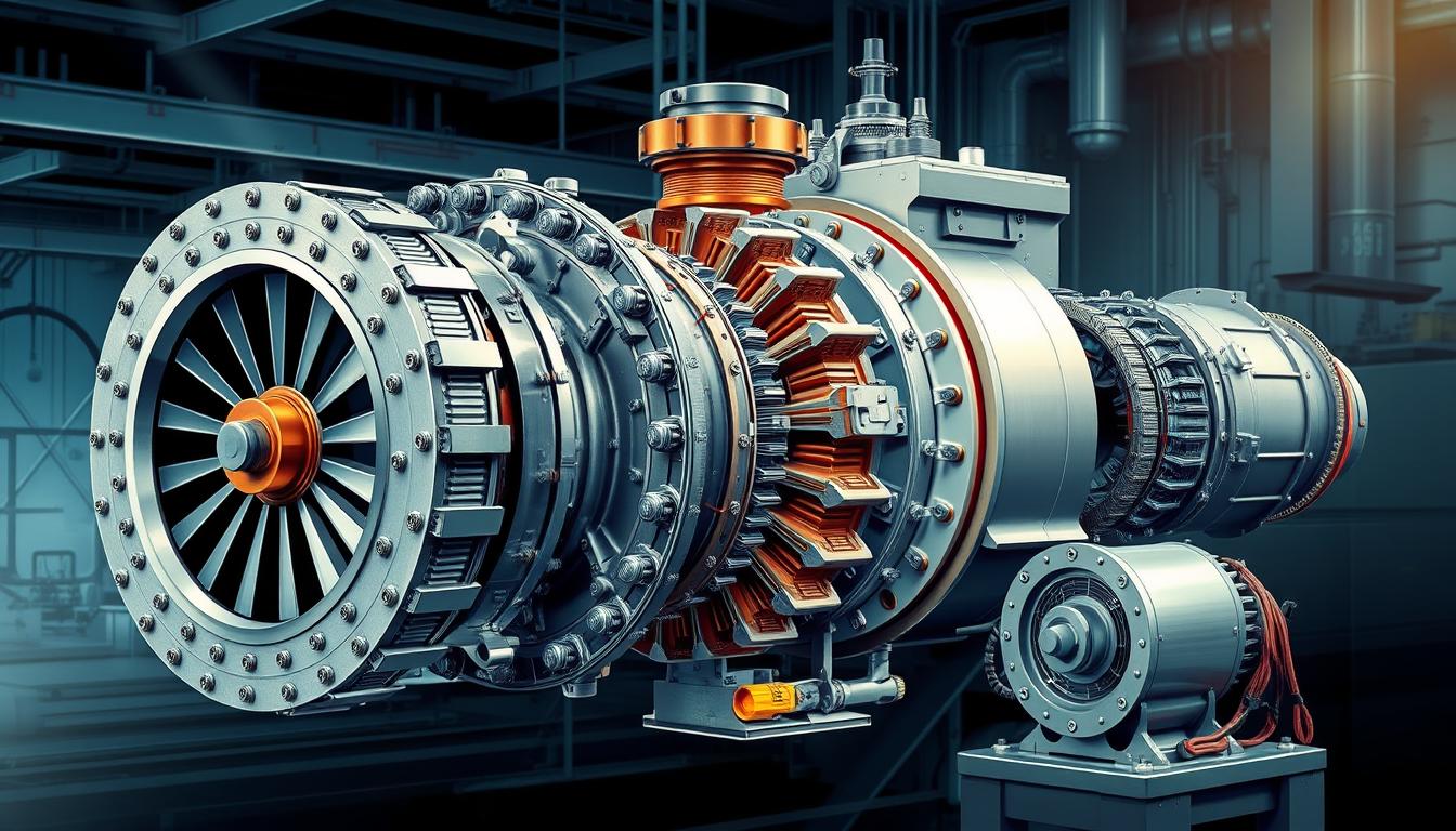 Illustration Of Various Steam Turbine Components Illustration Of Various Steam Turbine Components