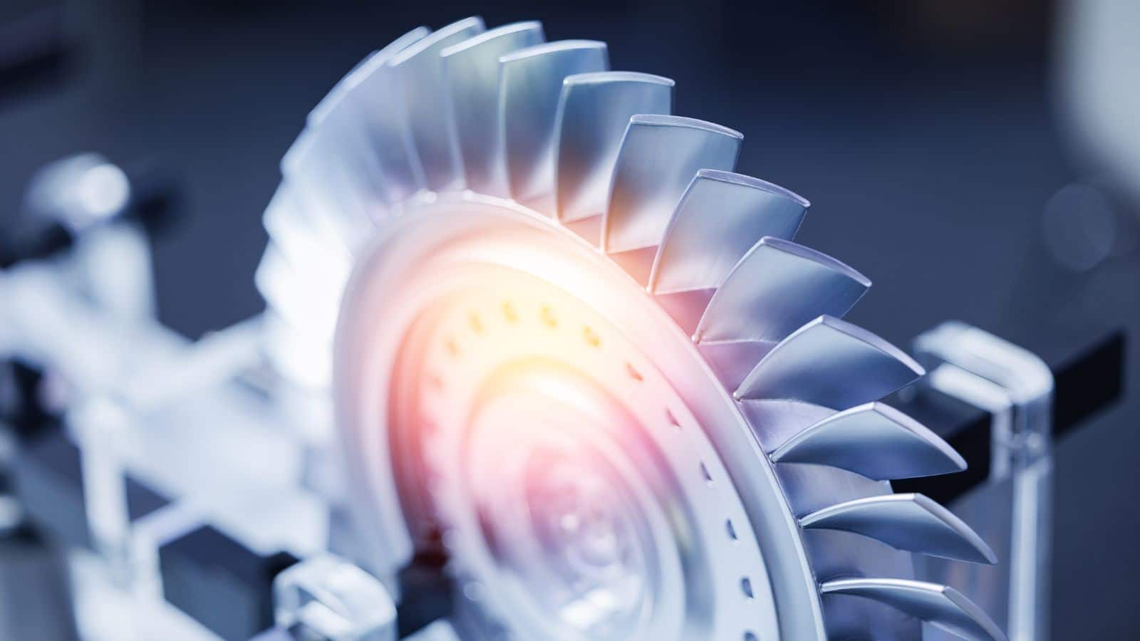 Machine Cutting Turbine Blade Machine Cutting Turbine Blade