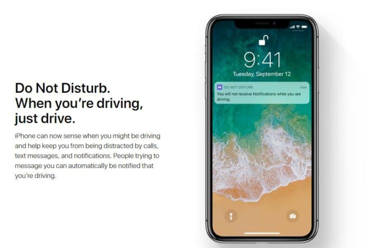 How to Turn on “Do Not Disturb while Driving” feature in iOS 11 on iPhone