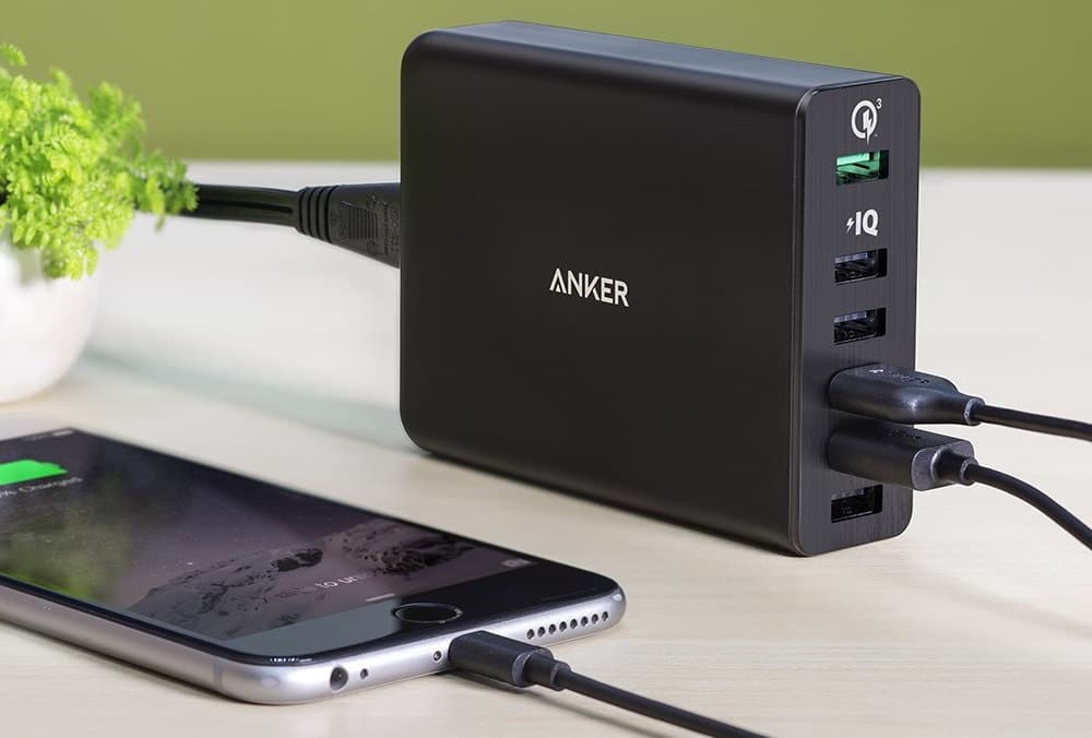 Anker Quick Charge 3.0 60W 6-Port USB Wall Charger